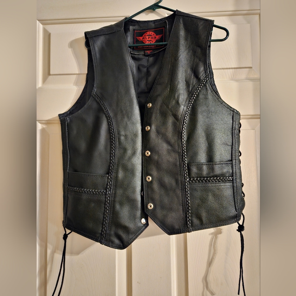 Xl leather vest